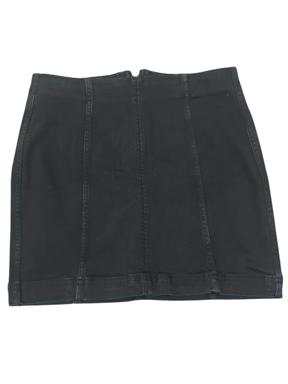 Free People Modern Femme Black Denim Mini Skirt Women’s Size 8